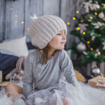 Christmas, Santa Claus and a Little Girl